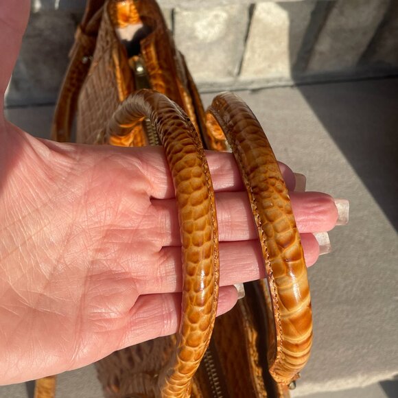 BRAHMIN MELBOURNE SATCHEL CROSSBODY Women's Shoulder Bag EUC - Picture 7 of 17